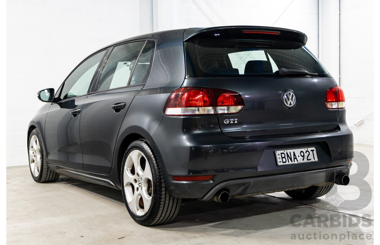 3/2010 Volkswagen Golf GTi IV 1K MY10 5d Hatchback Carbon Steel Grey Metallic Turbo 2.0L