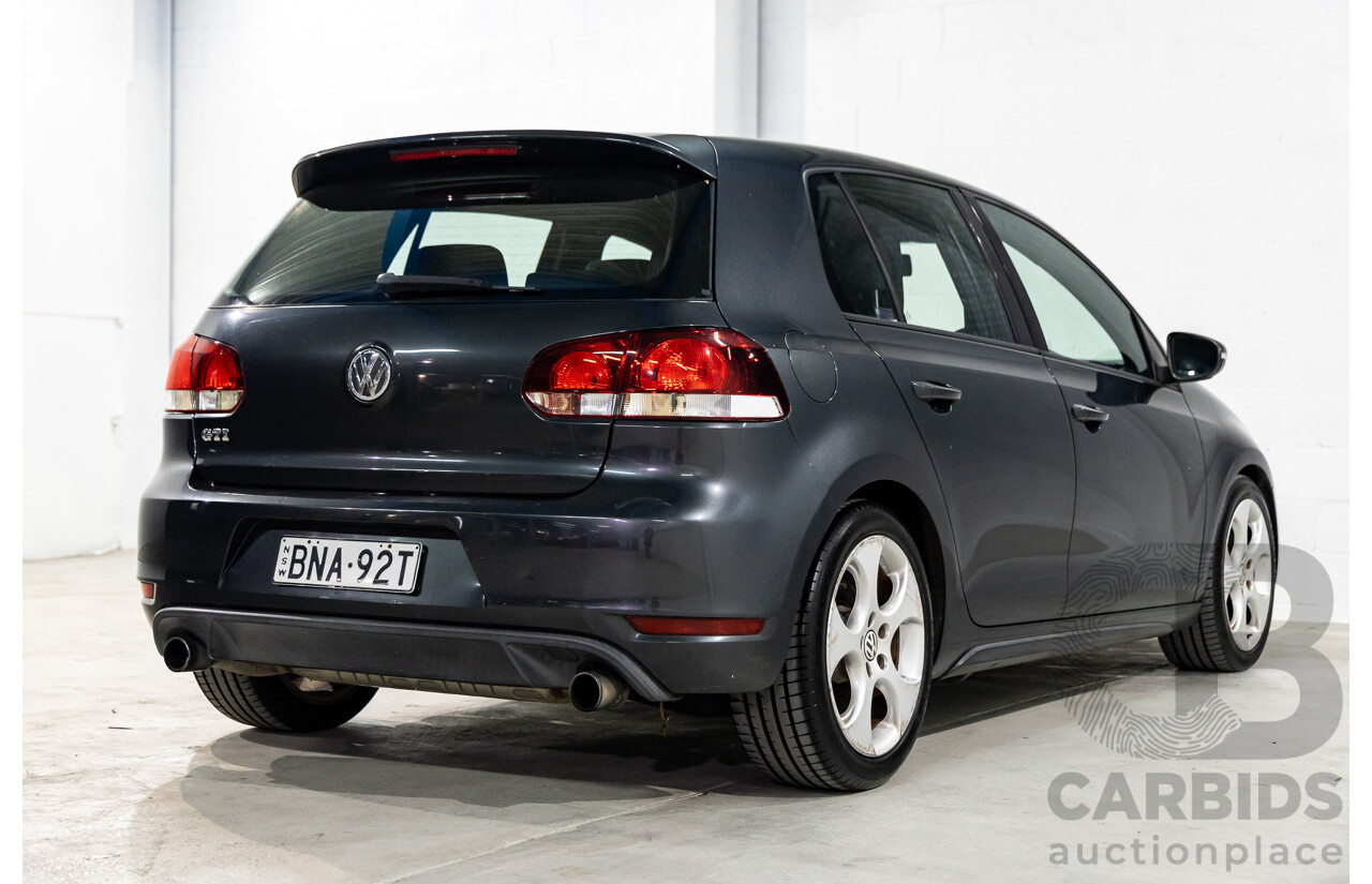 3/2010 Volkswagen Golf GTi IV 1K MY10 5d Hatchback Carbon Steel Grey Metallic Turbo 2.0L