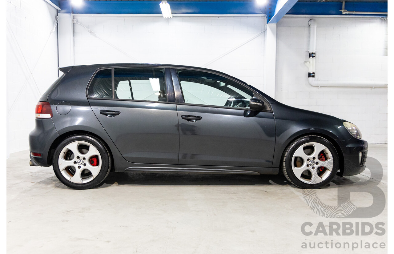 3/2010 Volkswagen Golf GTi IV 1K MY10 5d Hatchback Carbon Steel Grey Metallic Turbo 2.0L