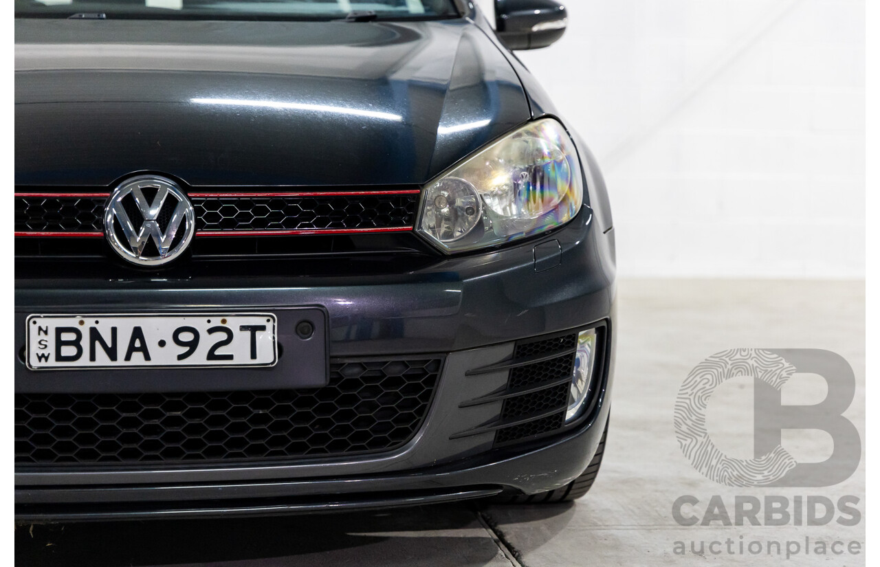 3/2010 Volkswagen Golf GTi IV 1K MY10 5d Hatchback Carbon Steel Grey Metallic Turbo 2.0L