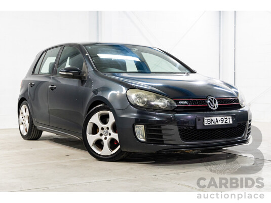 3/2010 Volkswagen Golf GTi IV 1K MY10 5d Hatchback Carbon Steel Grey Metallic Turbo 2.0L