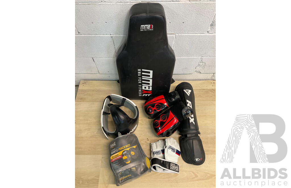 Martial Arts Gear Including MMA Training Muay, Gloves and More  - Lot of 6