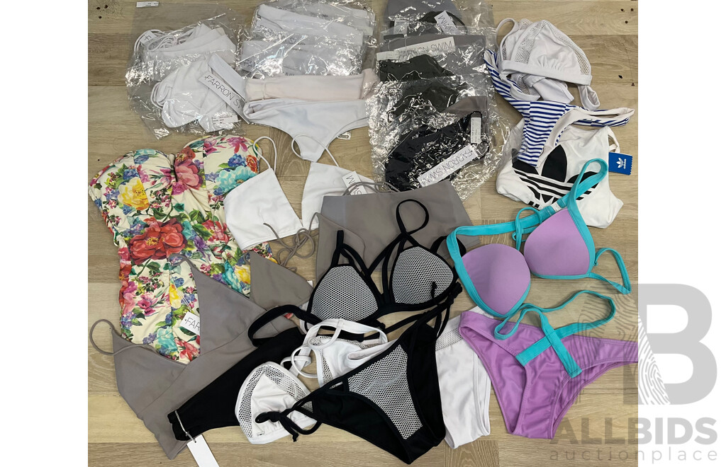 Assorted Women's Swimwear  - Lot of 36