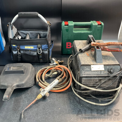 Compact2 Heavy Duty Home Welder & BOSCH Impact Drill & Assorted of Tools/ Accessories