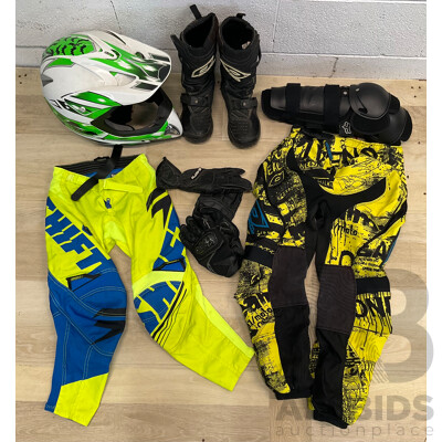 Motorcross Apparel Youth Clothing - Assorted - Lot of 7