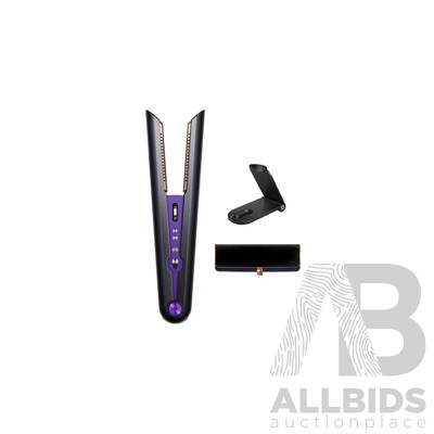 Dyson (413127) Corrale Cordless Straightener (Black/Purple) - ORP $699 (Includes 1 Year Warranty From Dyson)