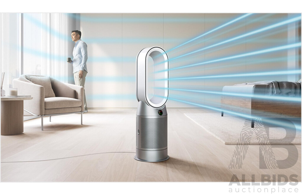 Dyson (368801) Purifier Hot+Cool Purifying Fan Heater (white/silver)- ORP $999 (Includes 1 Year Warranty From Dyson)