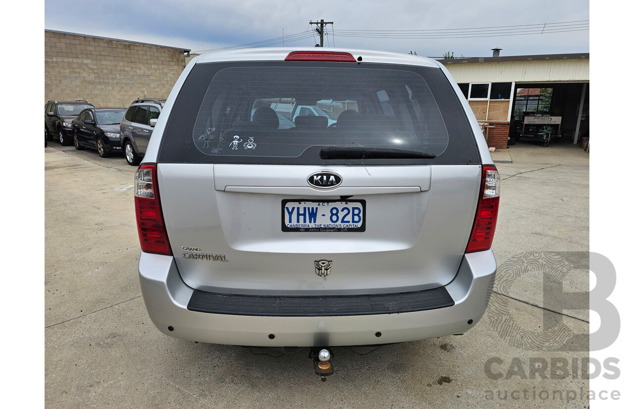 1/2012 Kia Grand Carnival S VQ 4d Wagon Silver 3.5L