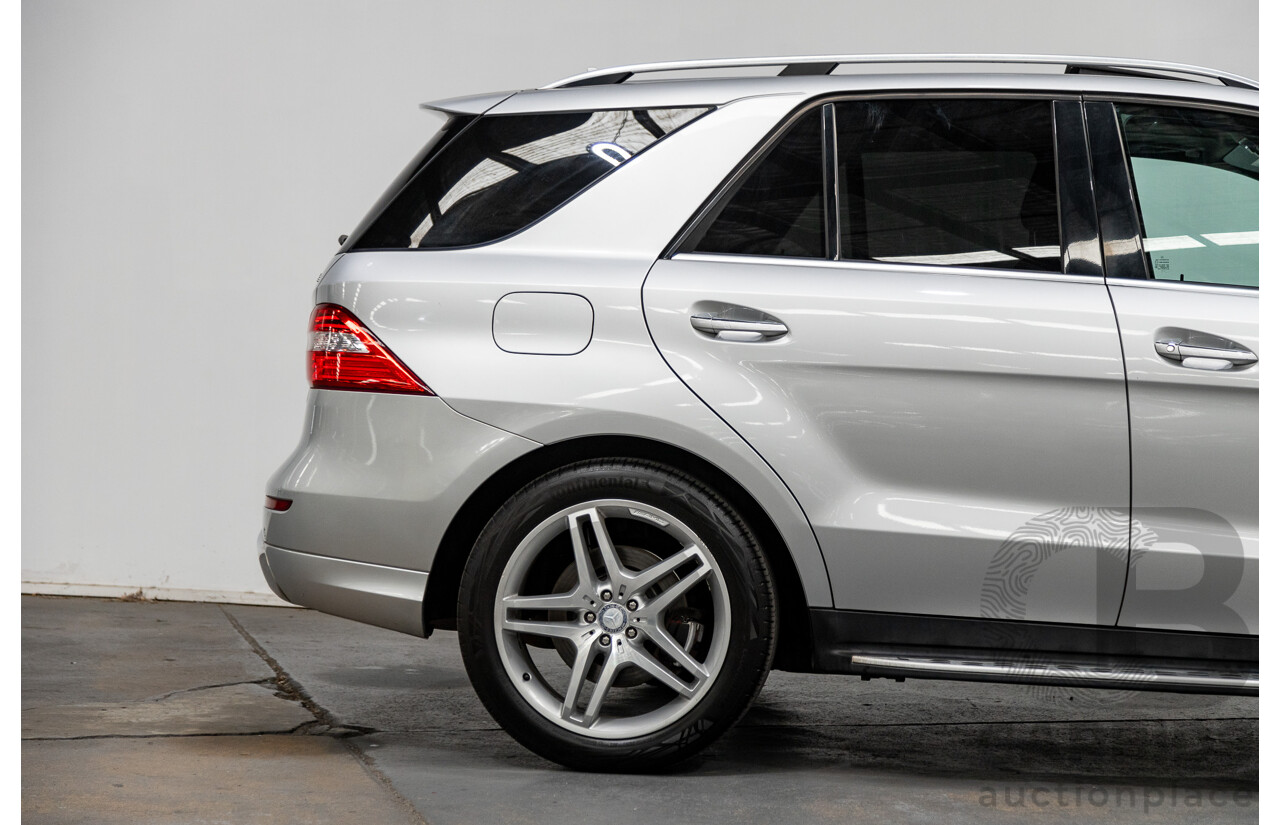 3/2014 Mercedes Benz ML 400 (4x4) AMG Sports Pack 166 MY14 4d Wagon Iridium Silver Metallic Twin Turbo V6 3.0L