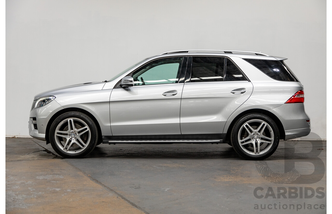 3/2014 Mercedes Benz ML 400 (4x4) AMG Sports Pack 166 MY14 4d Wagon Iridium Silver Metallic Twin Turbo V6 3.0L