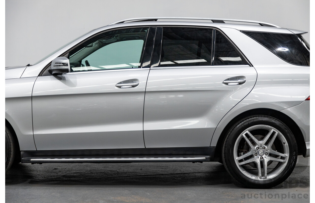 3/2014 Mercedes Benz ML 400 (4x4) AMG Sports Pack 166 MY14 4d Wagon Iridium Silver Metallic Twin Turbo V6 3.0L