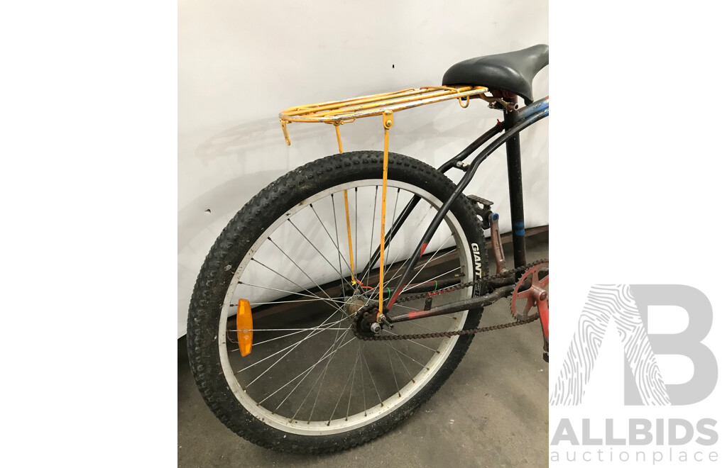 Multicoloured Single Speed Cruiser Bike