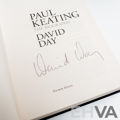 Paul Keating the Biography, Signed by Author David Day, Harper Collins, 2015, Along with Beazley a Biography, P Fitzsimmons, Harper Collins 1998, Both Hardcovers with Dust Jackets