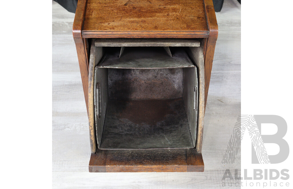 Victorian Oak Coal Scuttle