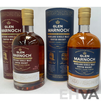 Wild Turkey & Glen Marnoch Whisky - Lot of 4