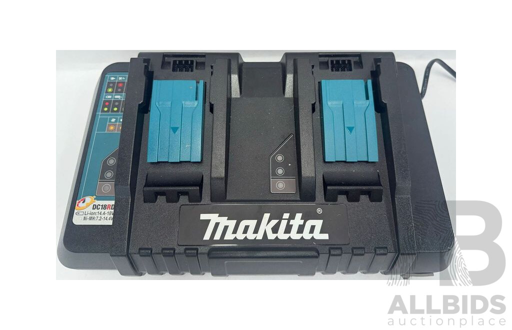 Makita 18V Lithium-ion Dual-Port Rapid Battery Charger