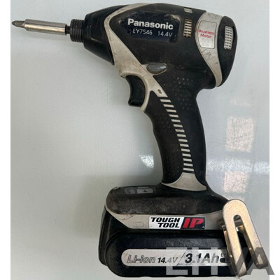 Panasonic 14.4V 3Ah Li-ion Cordless Drill Driver & Battery Charger