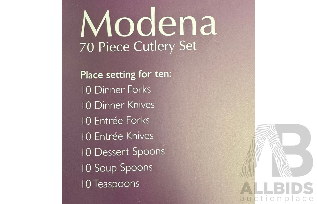 Stanley Rogers Modena 70pc Cutlery Set