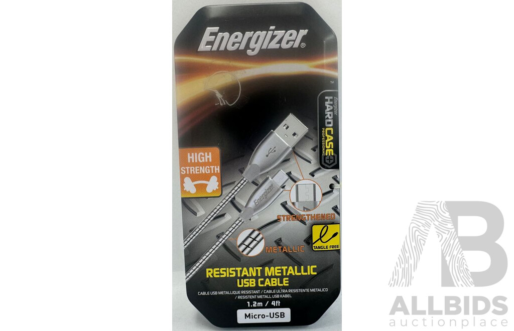 Energizer Resistant Metallic Micro-USB Cable