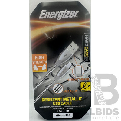 Energizer Resistant Metallic Micro-USB Cable