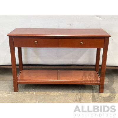 Parker Furniture 2 Drawer Hall Table