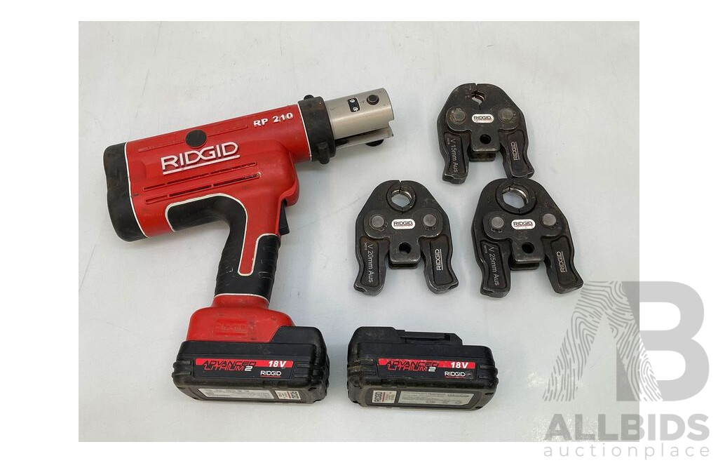 Rigid 18 V Pipe Crimping Tool