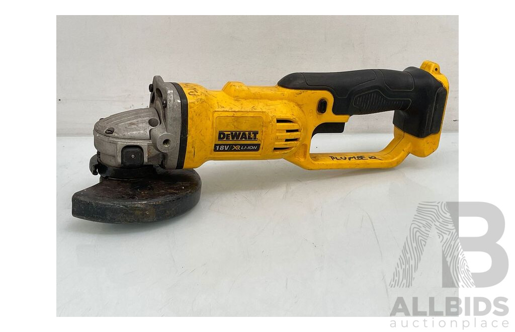 Dewalt 18 V Cordless Angle Grinder