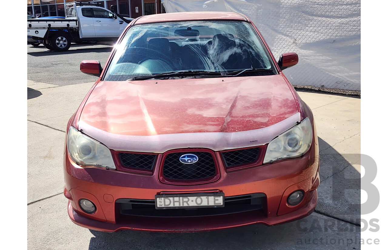 4/2007 Subaru Impreza 2.0i (awd) MY07 4d Sedan Red 2.0L