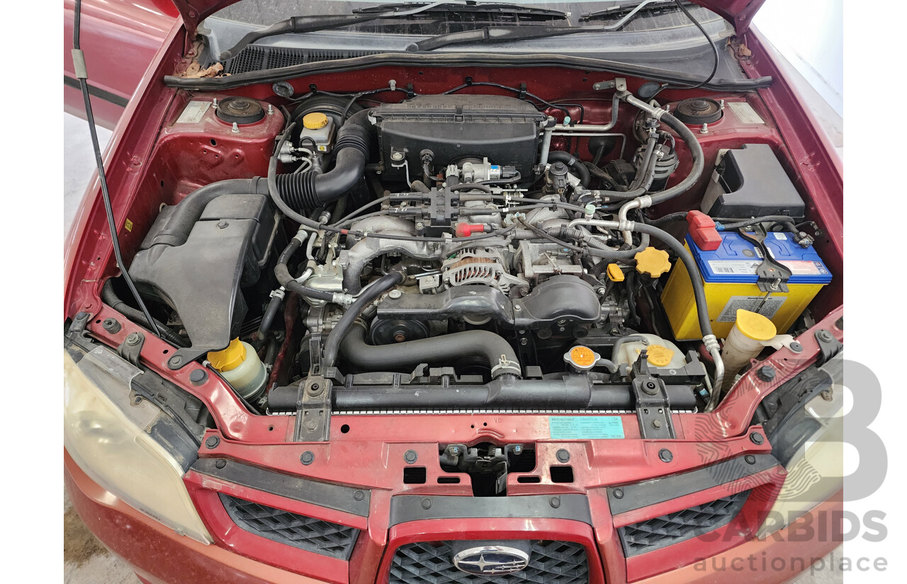 4/2007 Subaru Impreza 2.0i (awd) MY07 4d Sedan Red 2.0L