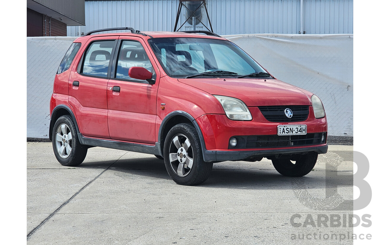 7/2003 Holden Cruze  YG 4d Wagon Red 1.5L