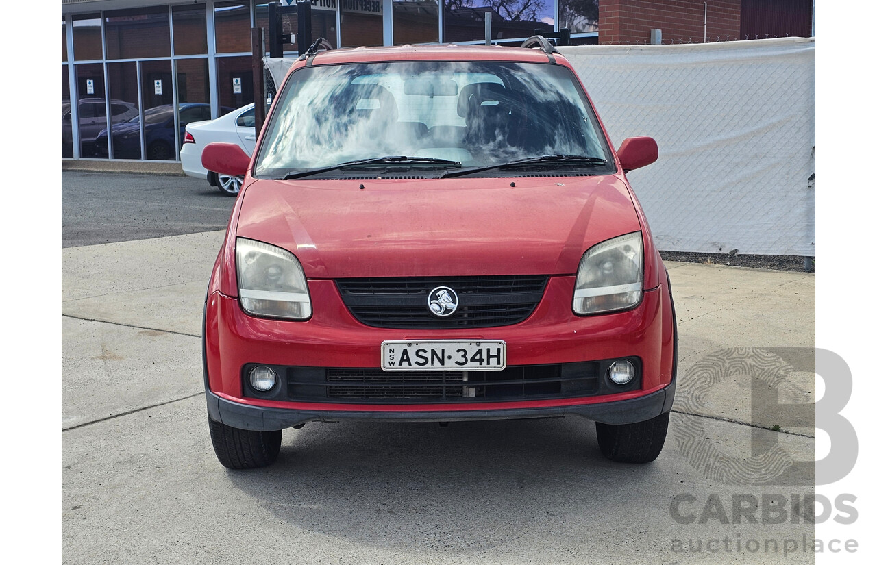 7/2003 Holden Cruze  YG 4d Wagon Red 1.5L