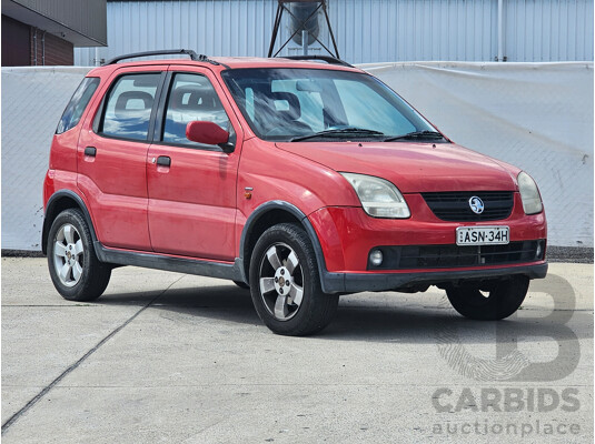 7/2003 Holden Cruze  YG 4d Wagon Red 1.5L