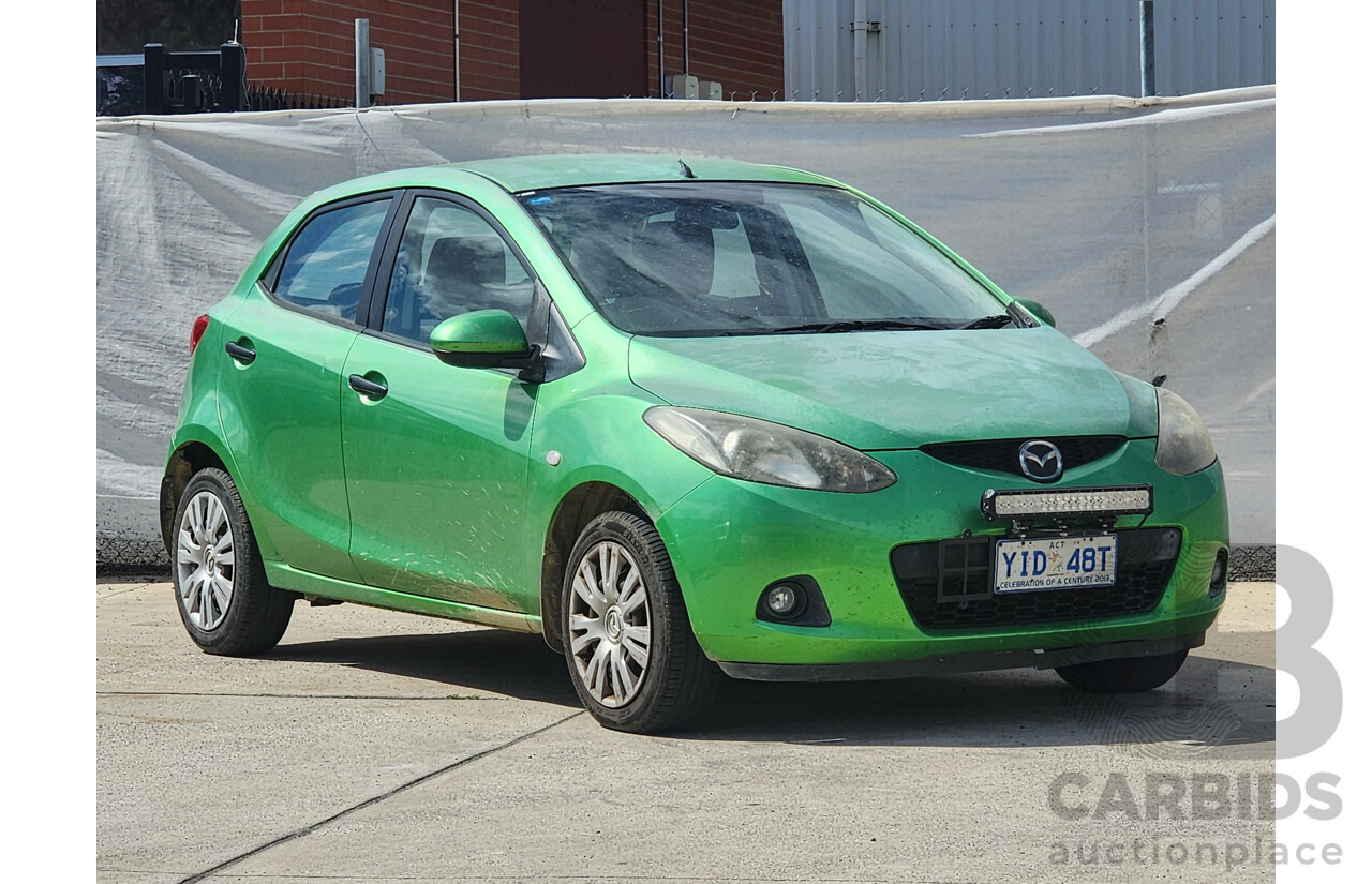 12/2008 Mazda Mazda2 NEO DE 5d Hatchback Green 1.5L