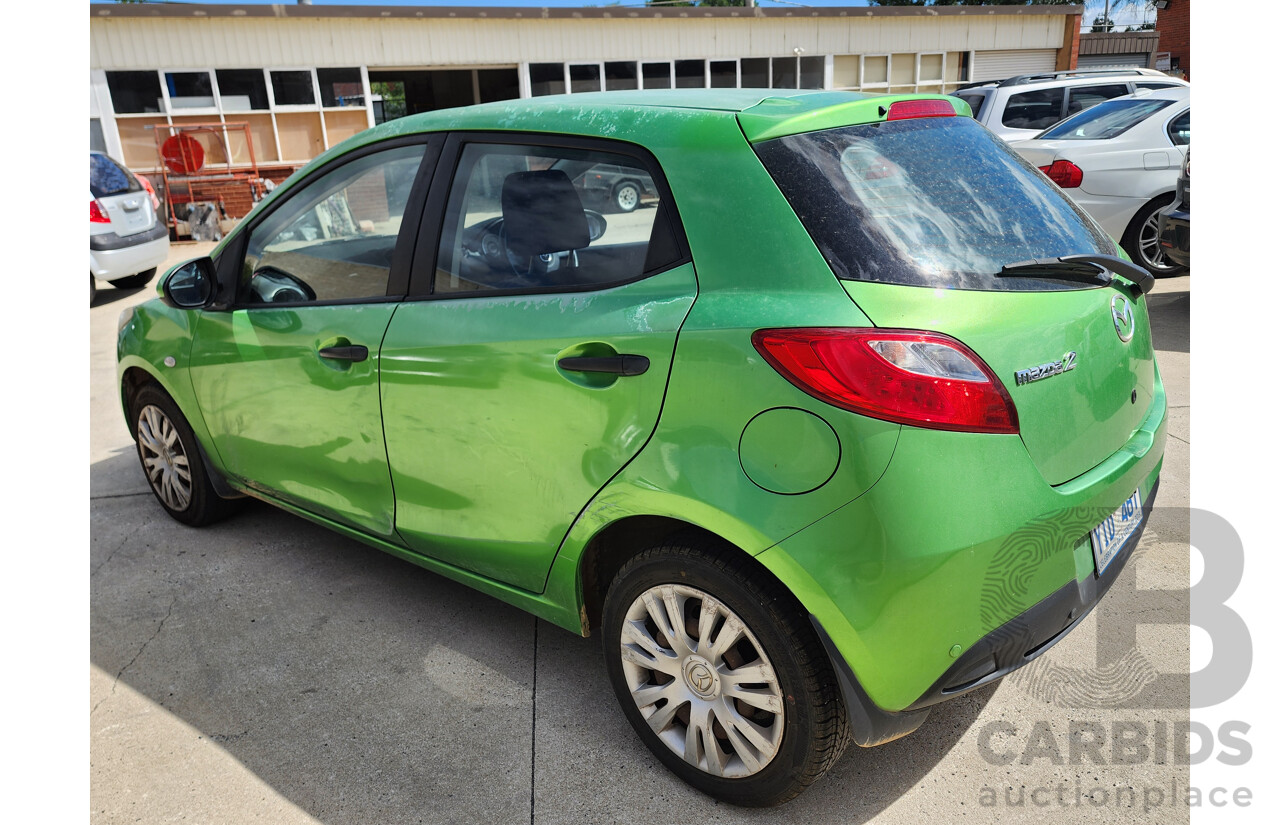 12/2008 Mazda Mazda2 NEO DE 5d Hatchback Green 1.5L