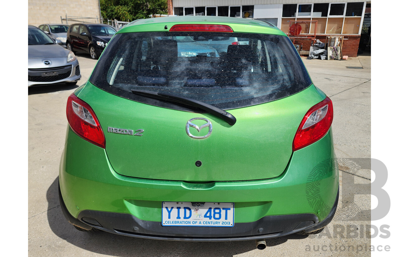 12/2008 Mazda Mazda2 NEO DE 5d Hatchback Green 1.5L