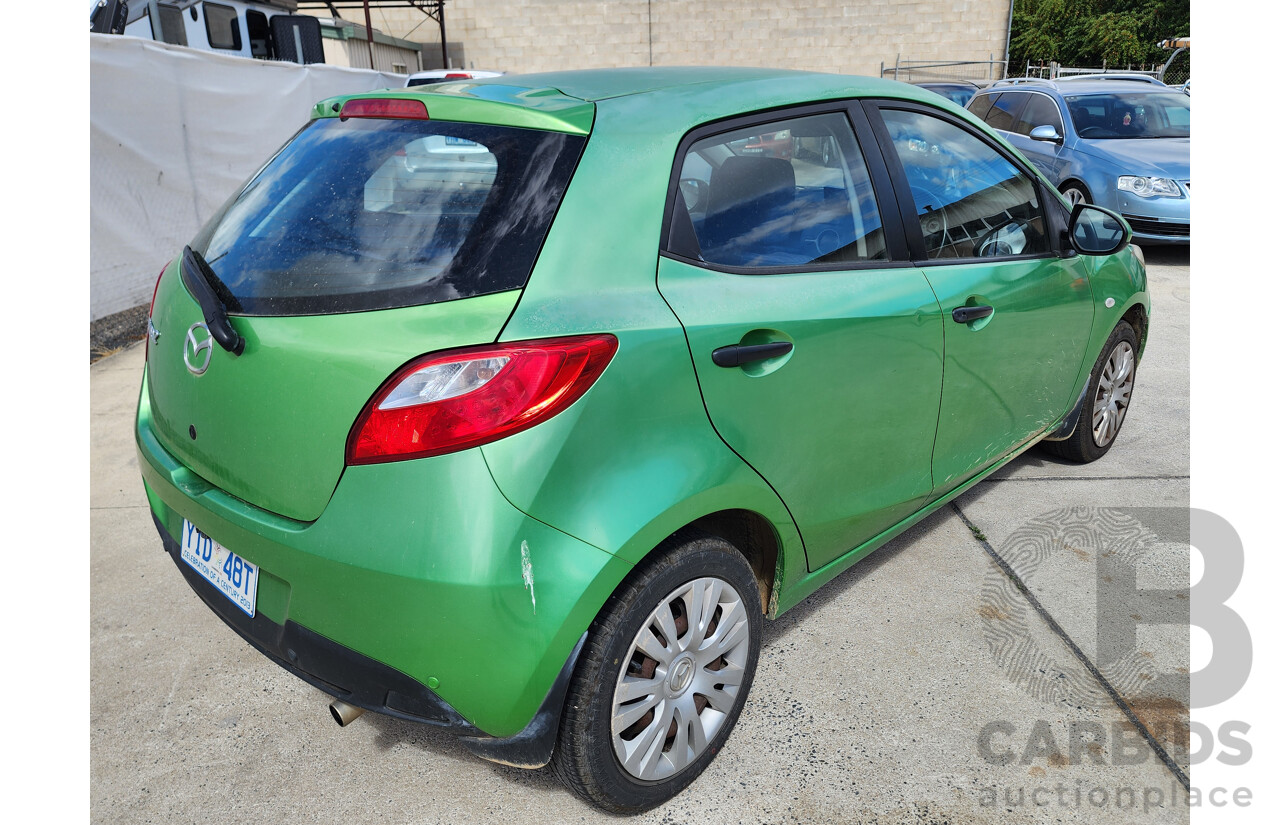 12/2008 Mazda Mazda2 NEO DE 5d Hatchback Green 1.5L