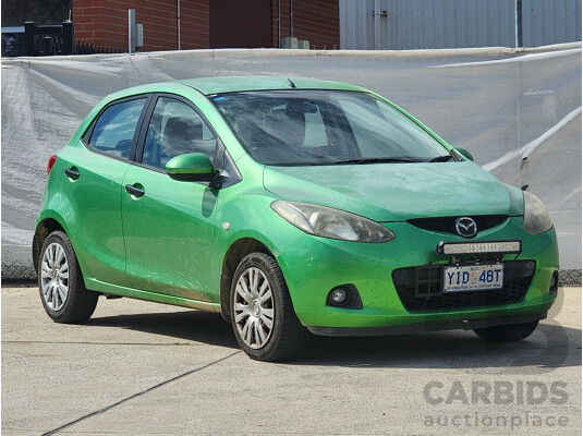 12/2008 Mazda Mazda2 NEO DE 5d Hatchback Green 1.5L