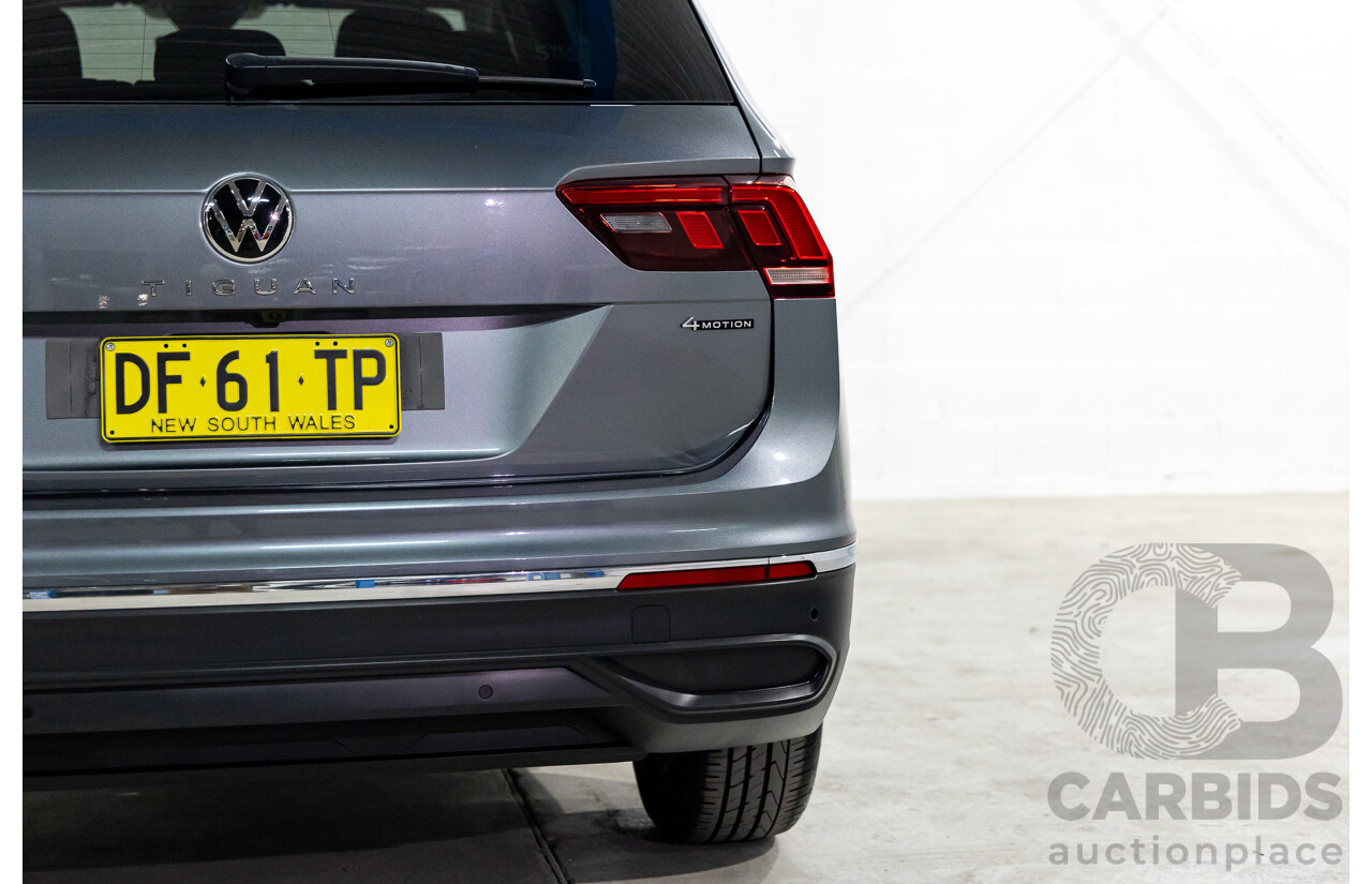 11/2022 Volkswagen Tiguan Allspace 162TSI Adventure (AWD) 5NA MY22 4D Wagon Platinum Grey Metallic Turbo 2.0L