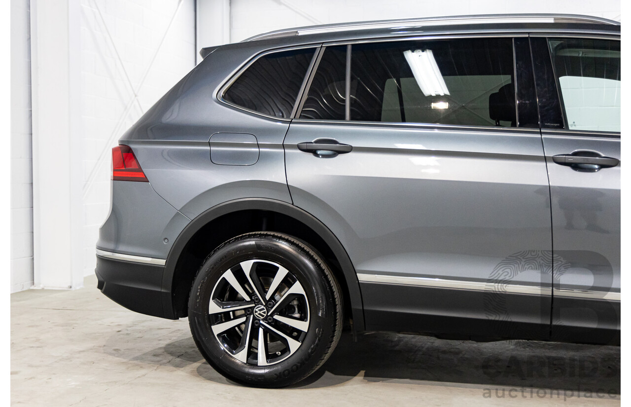 11/2022 Volkswagen Tiguan Allspace 162TSI Adventure (AWD) 5NA MY22 4D Wagon Platinum Grey Metallic Turbo 2.0L