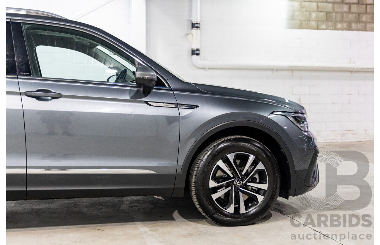 11/2022 Volkswagen Tiguan Allspace 162TSI Adventure (AWD) 5NA MY22 4D Wagon Platinum Grey Metallic Turbo 2.0L