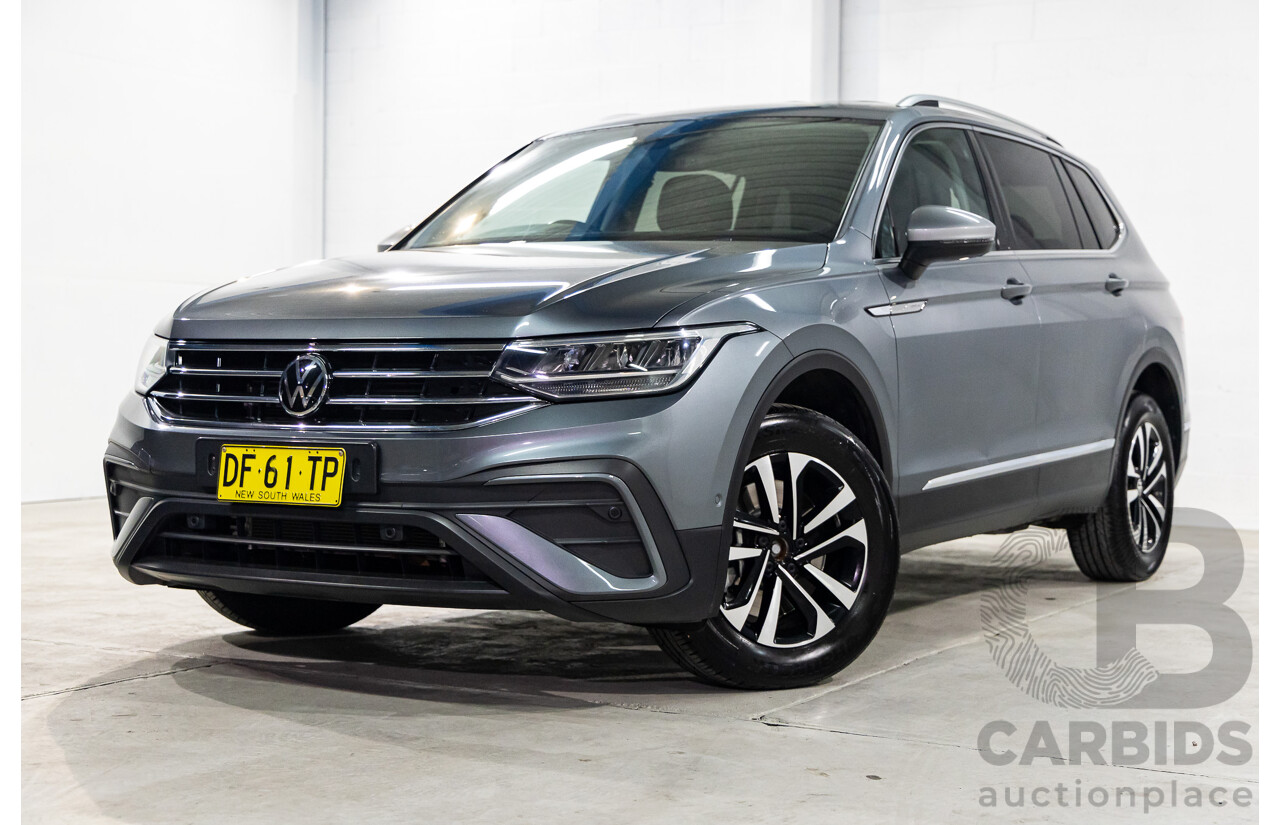 11/2022 Volkswagen Tiguan Allspace 162TSI Adventure (AWD) 5NA MY22 4D Wagon Platinum Grey Metallic Turbo 2.0L