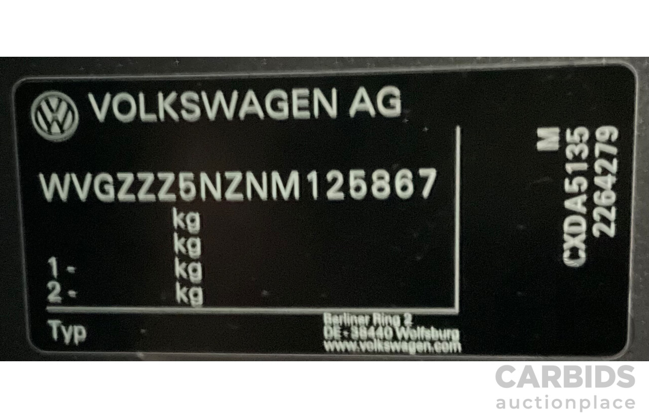 11/2022 Volkswagen Tiguan Allspace 162TSI Adventure (AWD) 5NA MY22 4D Wagon Platinum Grey Metallic Turbo 2.0L