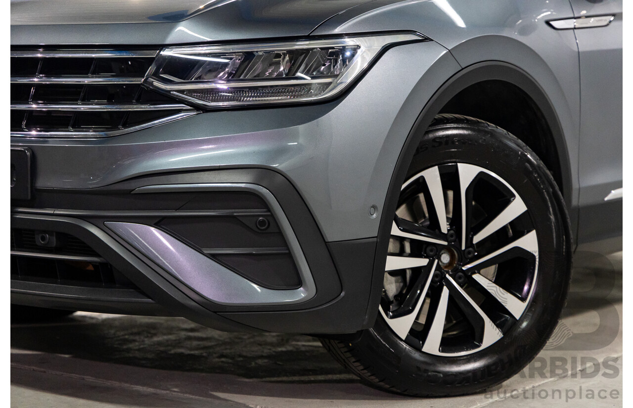 11/2022 Volkswagen Tiguan Allspace 162TSI Adventure (AWD) 5NA MY22 4D Wagon Platinum Grey Metallic Turbo 2.0L