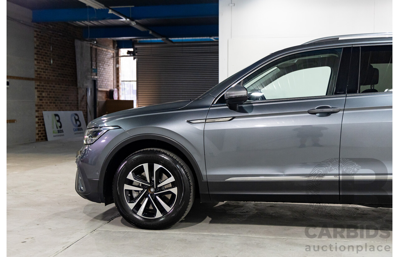 11/2022 Volkswagen Tiguan Allspace 162TSI Adventure (AWD) 5NA MY22 4D Wagon Platinum Grey Metallic Turbo 2.0L