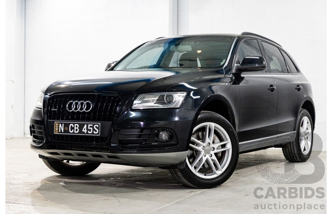 1/2014 Audi Q5 3.0 TDI Quattro (AWD) 8R MY14 4d Wagon Phantom Black Turbo Diesel 3.0L