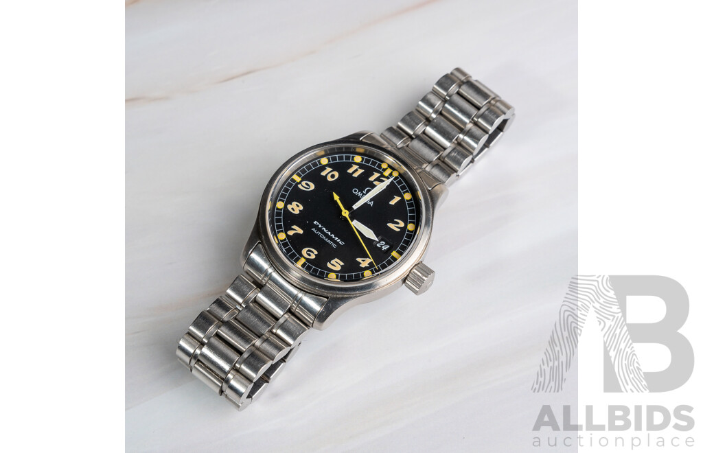 Vintage Omega Dynamic Automatic Mens Watch, 42mm, Swiss Made, Noted with Movement