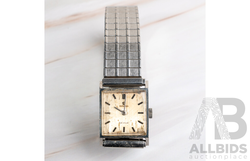 Vintage Omega DeVille Ladies Watch, 25mm, Observed with Movement