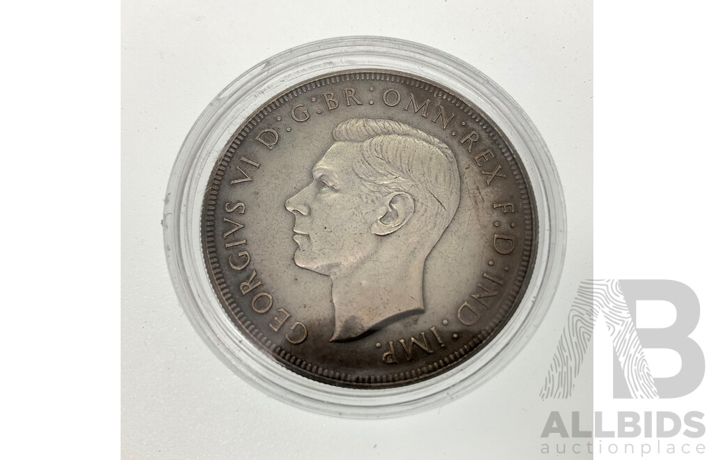 Australian 1937 Silver Crown .925