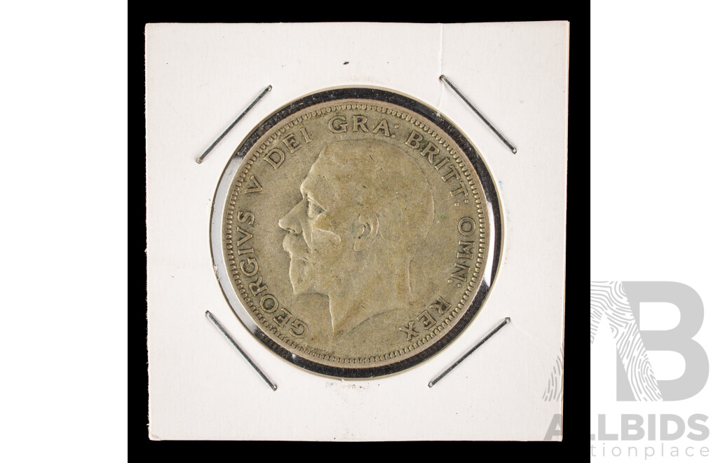 Great Britain 1929 KGV Silver Half Crown .500