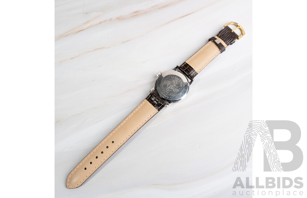Vintage Omega Seamaster Waterproof Mens Watch, 40mm, 1960's, Noted with Movement